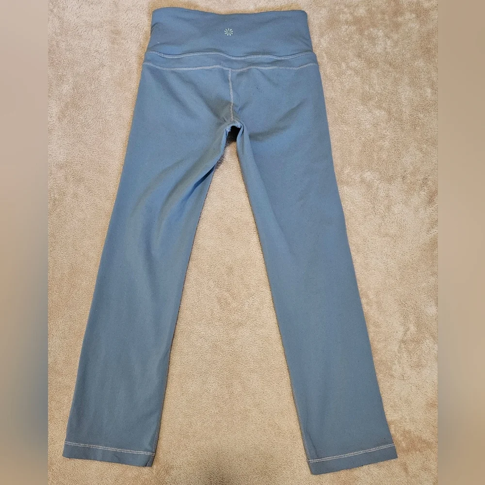 Athleta Kids Blue Leggings - Picture 2 of 9